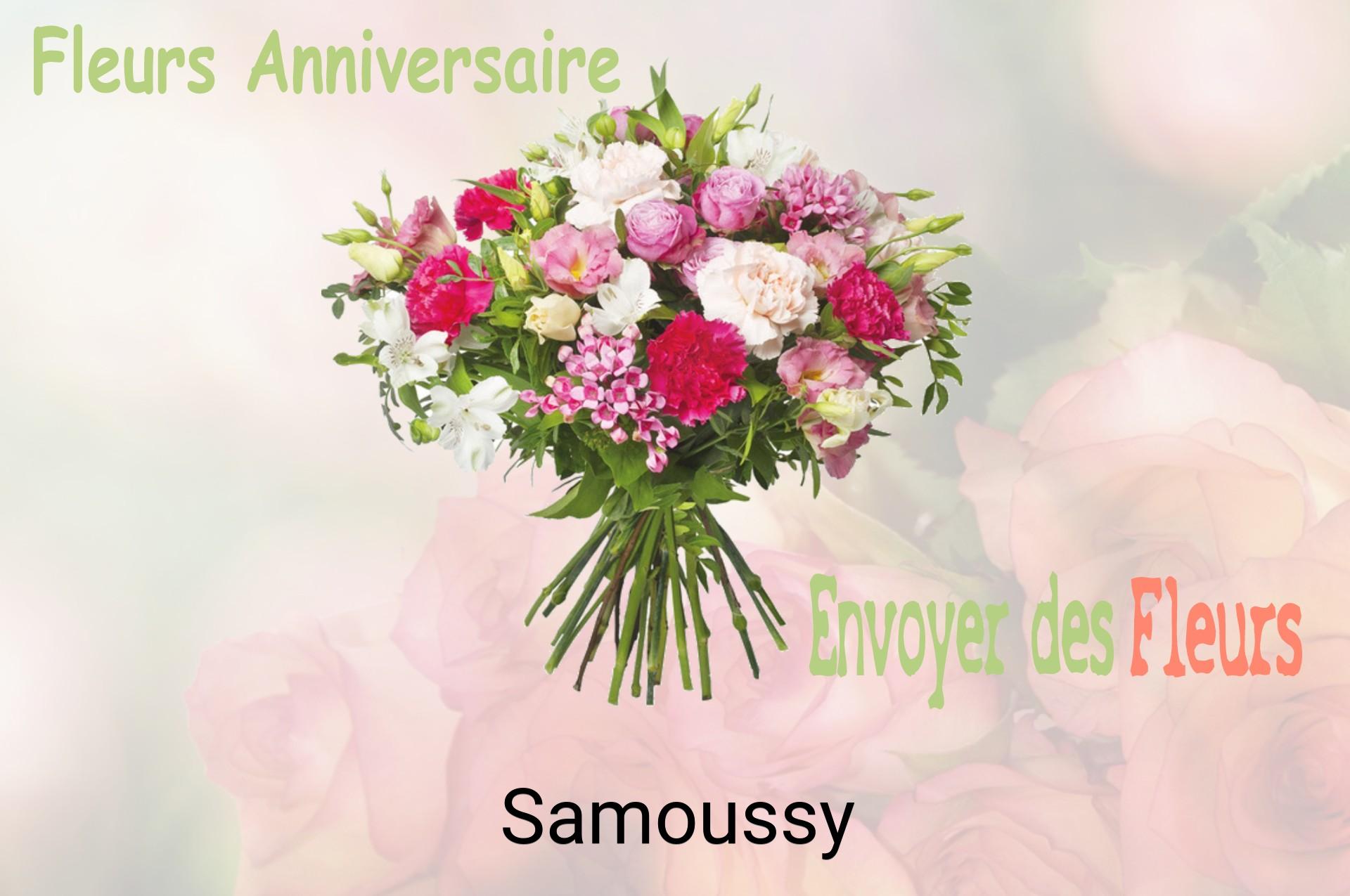 Bouquet de fleurs d’anniversaire livré à Samoussy